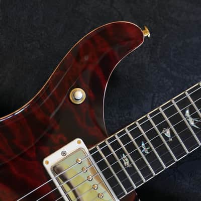 Minty! 2018 PRS McCarty 594 Wood Library Brazillian Korina Semi-Hollow Electric Guitar Red Tiger + OHSC image 5