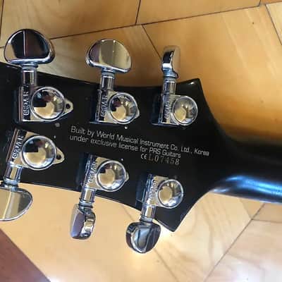 PRS SE Custom 24 Black Gold Burst Zebra 85/15 S Grover PRS 4 spring Trem image 12