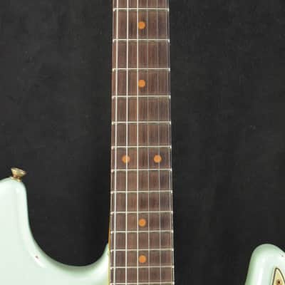 Mint Fender Limited Edition '60 Stratocaster Journeyman Relic Faded Aged Surf Green image 5