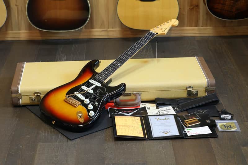 Minty! 2019 Fender Custom Shop SRV Signature Stratocaster Electric Guitar Sunburst NOS + COA OHSC image 1