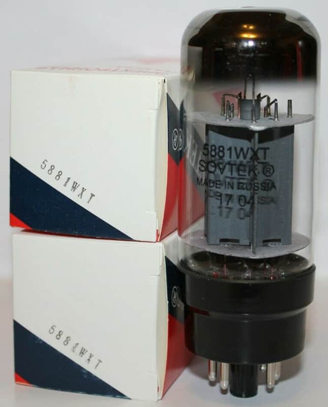 Matched Pair of Sovtek 5881WXT / 5881 tubes, Brand New ! image 1