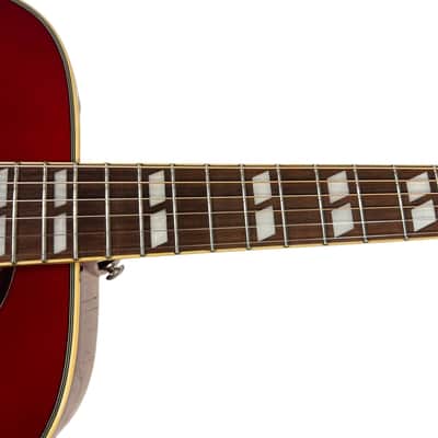 2010 Epiphone Hummingbird HS - Cherry Sunburst image 13