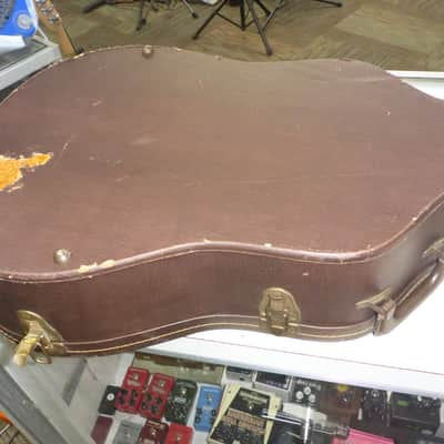 Acoustic Guitar Case 43x16x12 1/2 ( 4 " Depth ) Brown Exterior / Tan Interior image 20
