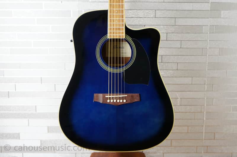 Ibanez PF15ECE Performance - Trans Blue Sunburst image 1