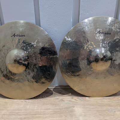 Sabian 14" Artisan Light Hi-Hat Cymbals (Pair) 2017 - 2019 - Brilliant image 1