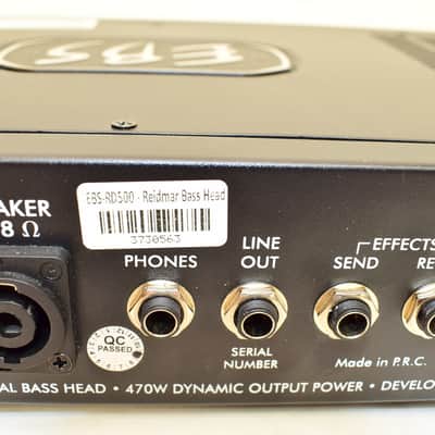 EBS Reidmar 500 Bass Amp Head image 8