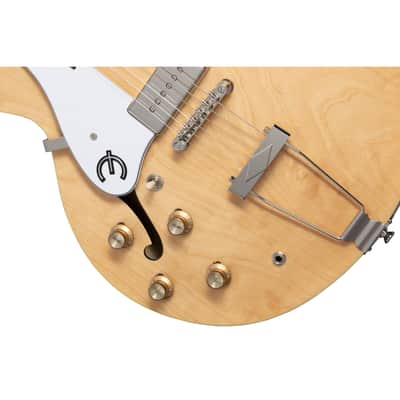 Epiphone Casino Hollowbody Left-Handed Guitar - Natural w/Premium Gig Bag image 5