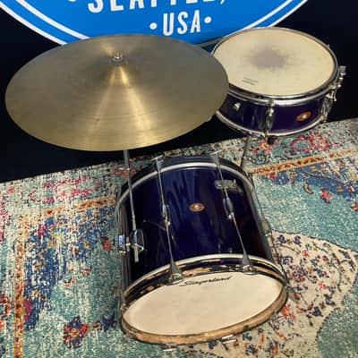 D. J. Fontana Played (Elvis Presley), 1960s Slingerland Shelbyville 2-Piece Studio Drum Set image 1
