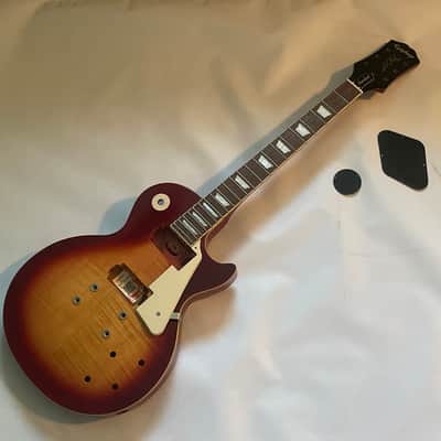 2021 Epiphone Les Paul Standard 50's Heritage Cherry Sunburst Electric Guitar Body & Neck Husk (Repaired)