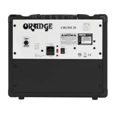 Orange Amps Crush 20 2-Channel, 4 Stage High Gain Preamp (20W, Black) High Quality / Low Noise / Cabinet Simulation image 4