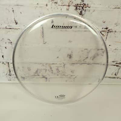 Lot of 4 Ludwig Clear Tom Heads 10" 12" 14" 16" image 4