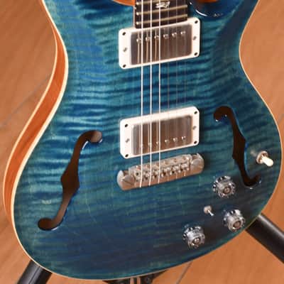 PRS Paul Reed Smith Hollowbody II Piezo Pattern 85/15LT Aquamarine image 10