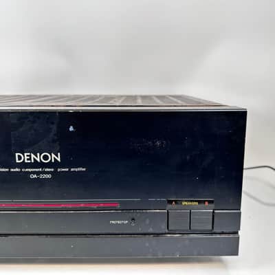 Denon POA-2200 Vintage Stereo Power Amplifier High Current image 5