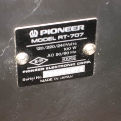 Pioneer RT-707 w/90 Day Warranty, Pro Serviced Open Reel Tape Recorder image 14