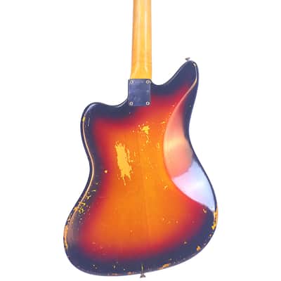Fender Jaguar 1963 - Sunburst - cool sounding and all original Pre-CBS Jaguar with original hard case - check video! image 5