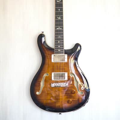 PRS SE Hollowbody II Piezo 2023 - Black Gold Burst image 1