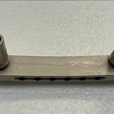 Satin Nickel Finish Guitar Tune O Matic Bridge and Tailpiece image 10