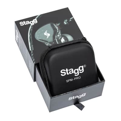 STAGG Professional Superior in-ear stage monitors with premium hybrid transducers IEM Black SPM-PRO image 5