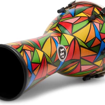 LP World Beat Djembe Drum 11-1/2" Head Bolt Tuned Multi-Color image 3