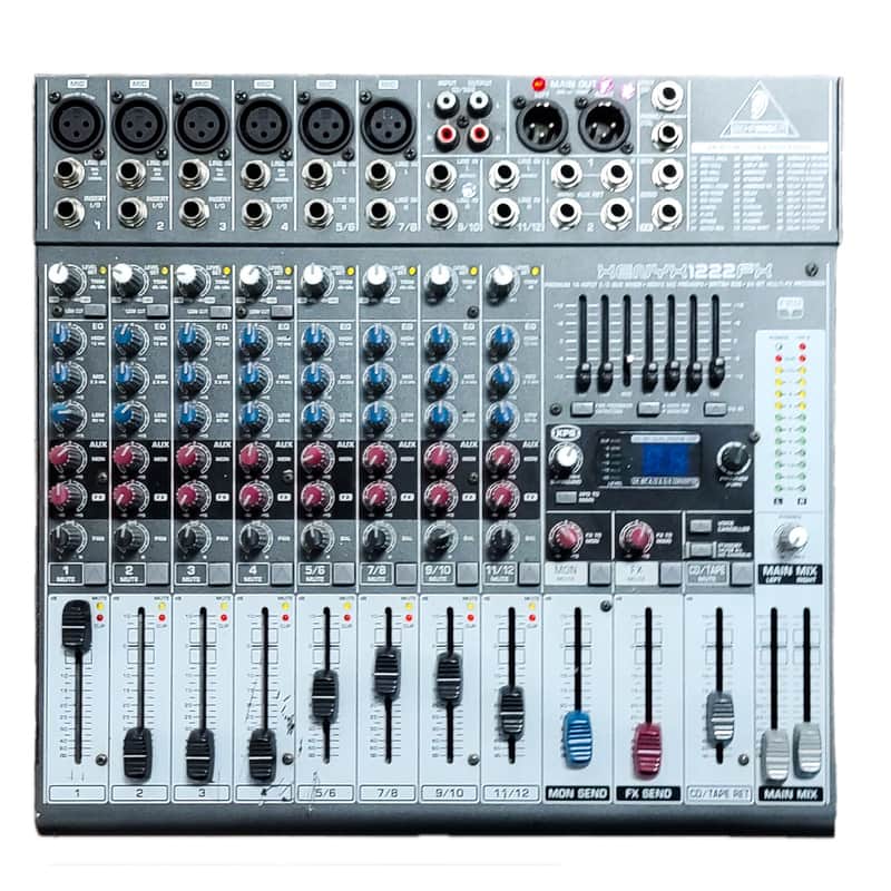 BEHRINGER XENYX 1222FX 16 INPUT MIXER & INTERFACE image 1