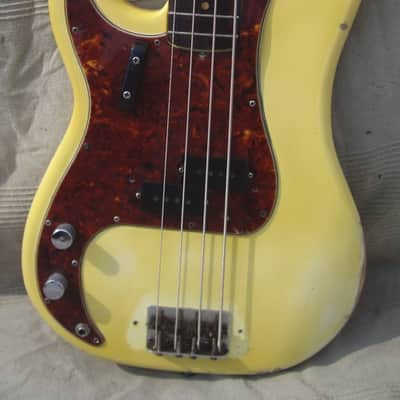 Fender Precision Bass Lefty 1963 Blonde Color Super Rare Left Hand image 2