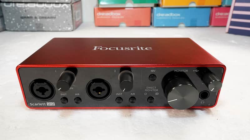 Focusrite Scarlett Solo 3rd Gen USB Audio Interface 2019 - Present - Red / Black image 1