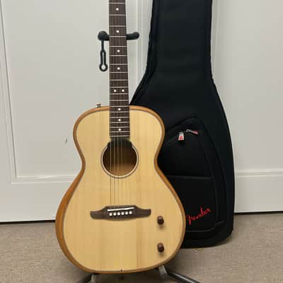 Fender Highway Series Parlor Acoustic Electric Guitar Spruce Top - Natural image 1