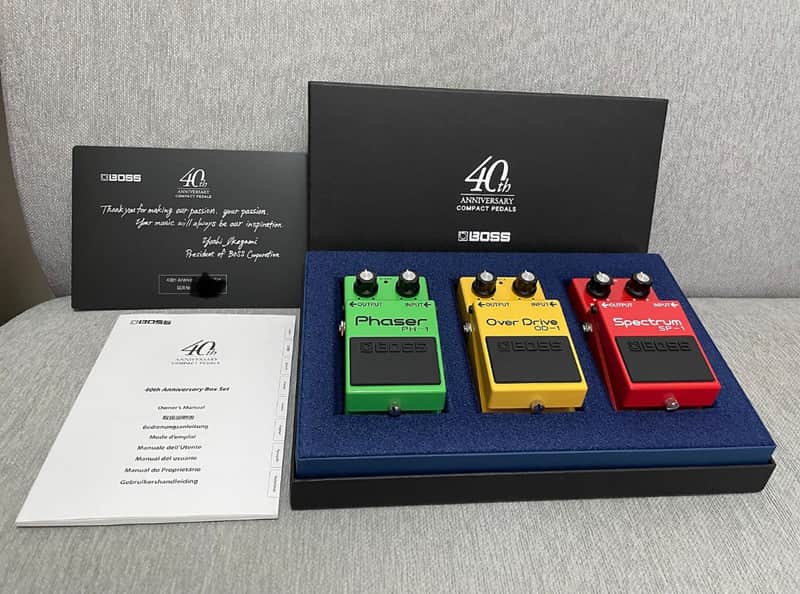 Boss BOX-40 Compact Pedal 40th Anniversary Box Set image 1