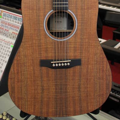 Martin X-Series DX-1E Koa Dreadnought Acoustic Electric Guitar Natural w/Soft Case image 2