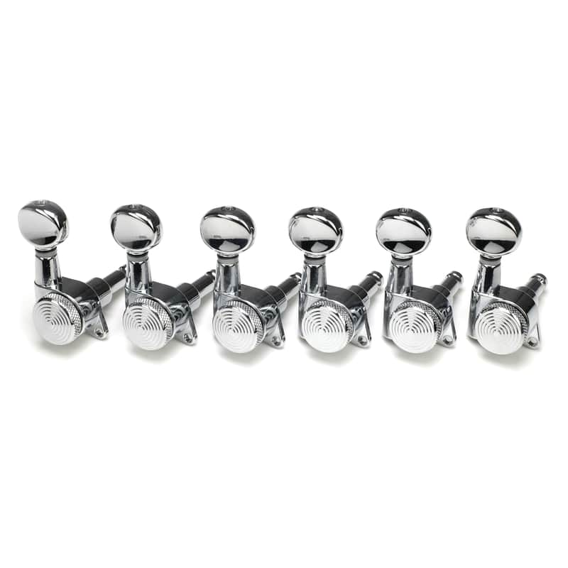 Stentor Locking Guitar Machine Heads 6 In Line Chrome