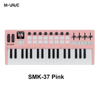 M-vave SMK-37 PRO 37 key Keyboard MIDI Controller with 16 RGB | Reverb