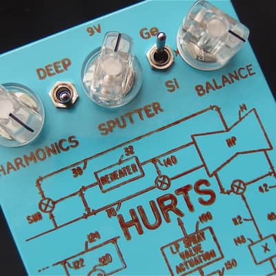 Latent Lemon Audio Hurts - Harmonic fuzz / distortion / overdrive / Percolation device image 4