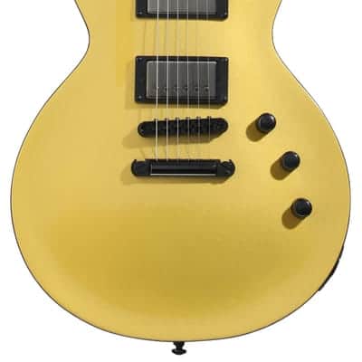 ESP LTD EC-2025 Electric Guitar - Metallic Gold Ebony Fingerboard image 2