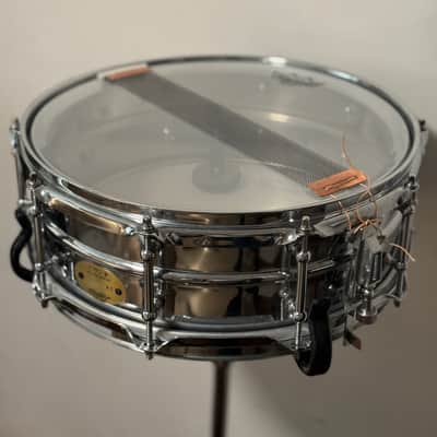 Ludwig LB400BT Brass Edition Supraphonic 5x14" 10-Lug Snare Drum with Tube Lugs 1998 - 2019 - Chrome-Plated image 10