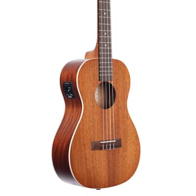 Kala KA-BE Baritone Satin Mahogany Ukulele with Pickup & Kala Bag image 2