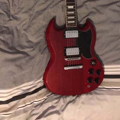 VERY RARE! Korean Epiphone SG G400R Elitist 1989 - Open Book - Trapezoid Inlays - Great Condition image 6
