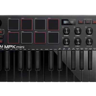 Akai MPK Mini MKIII 25-Key MIDI Controller 2020 - Present - Red with Black Keys