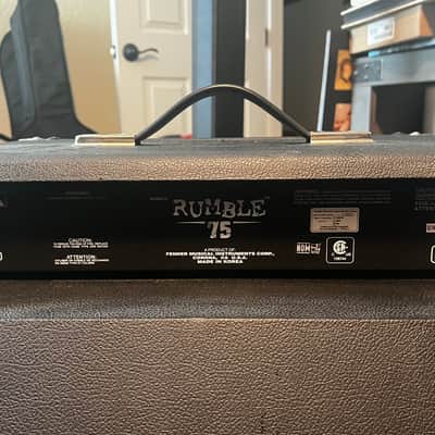 Fender Rumble 75 75-Watt 1x12" Combo 2010s - Black image 4