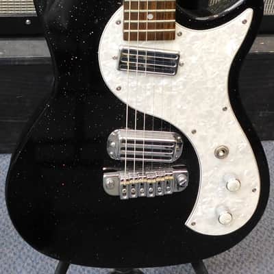 Brownsville Impala Model Electric Guitar in Black Sparkle image 2