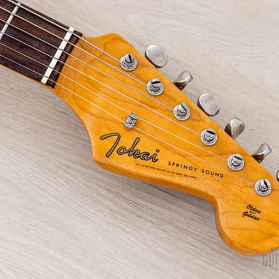 1981 Tokai Springy Sound ST60 Vintage S-Style Guitar Metallic Blue, 100% Original w/ Case, Japan image 4