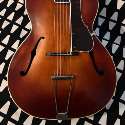 ✴️ Video Incl. – Restored 16'' Pre-War Schönbach German/Czech Archtop, 1930s – Perfect Playability, Great Condition and Sound image 3