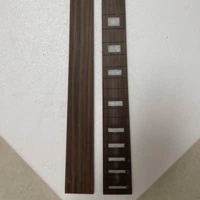 1 Piece Rosewood Guitar Fingerboard Fretboard with White Inlay Block image 4
