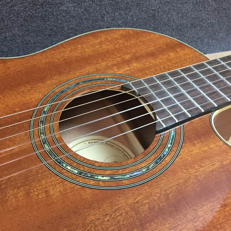 Greg Bennett CT-1CE Thin-Body All-Mahogany Classical | Reverb