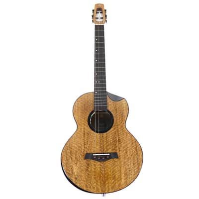 Flight Fireball EQ-A Solid Mango Baritone Ukulele image 5