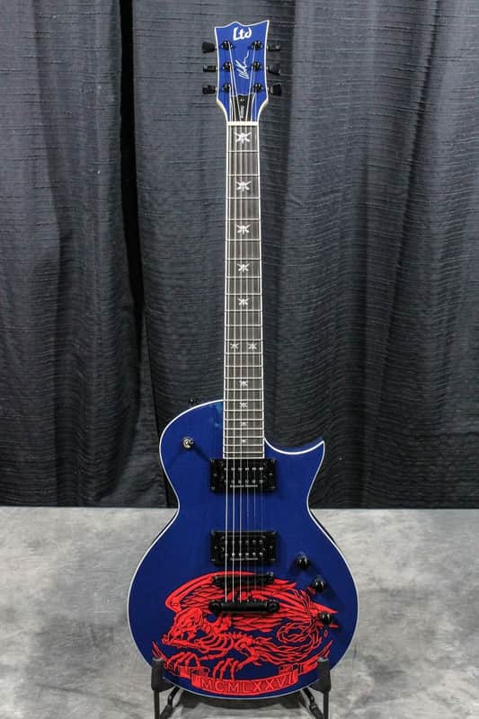 ESP/LTD Will Adler Signature WA-Warbird SE Navy Electric Guitar - #W14100076 - FREE Ship Canada image 1