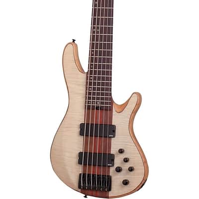 Schecter Schecter Guitar Research Charles Berthoud CB-6 6-String Electric Bass 2025 - Natural Satin image 5