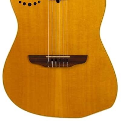 1996 Godin Multiac Duet Satin Natural with 1/4" & XLR Outputs image 3