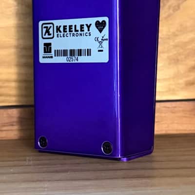 Keeley Custom Shop Manis Overdrive in Plasmaetic Purple image 4