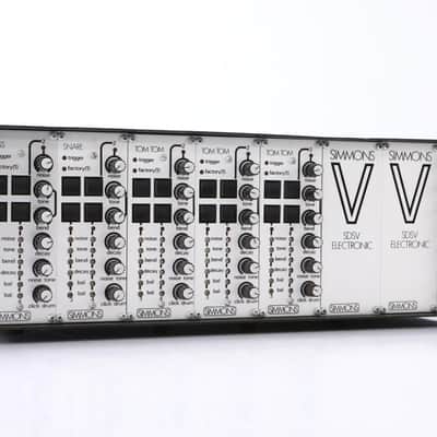Simmons SDSV Electronic Analog Modular Drum Synthesizer w/ XLR Cables #50522 image 17