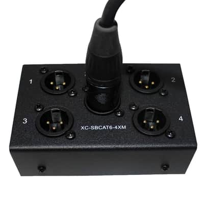 ProX 4 Channel XLR Male over CAT-5/CAT-6 Portable Snake Box [XC-SBCAT6-4XM] image 2